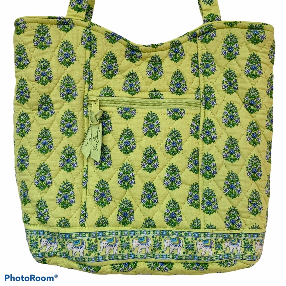 Vera Bradley Shoulder Bag in Citrus Elephants